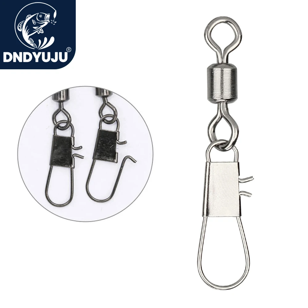 Fishing Equipment Used - DNDYUJU 50pcs connecteur de pêche pivotant