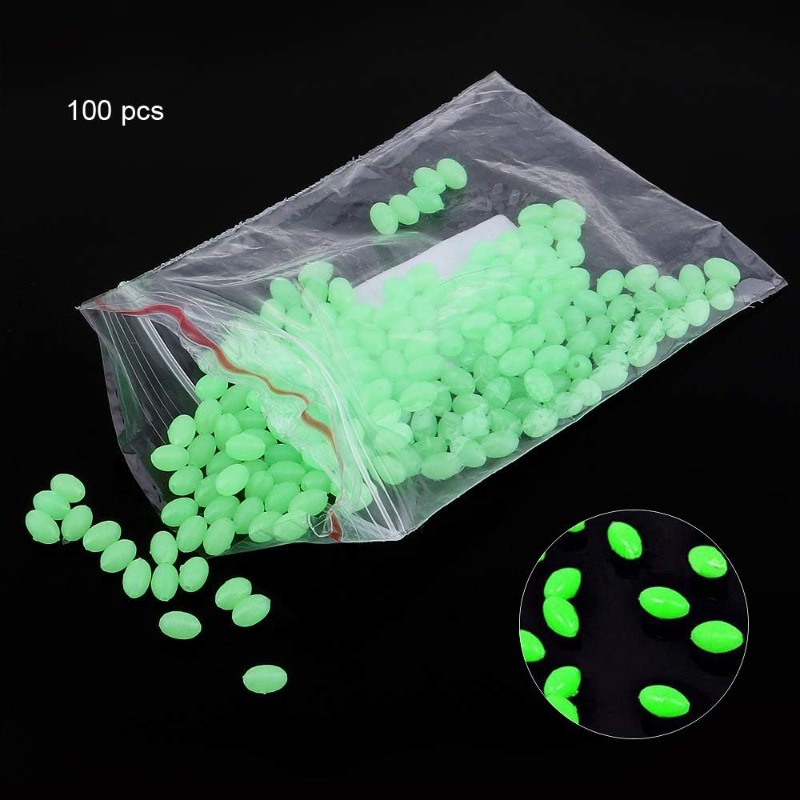 100 pcs/lot ovale nuit lumineu - Fishing Equipment Hook avis et prix