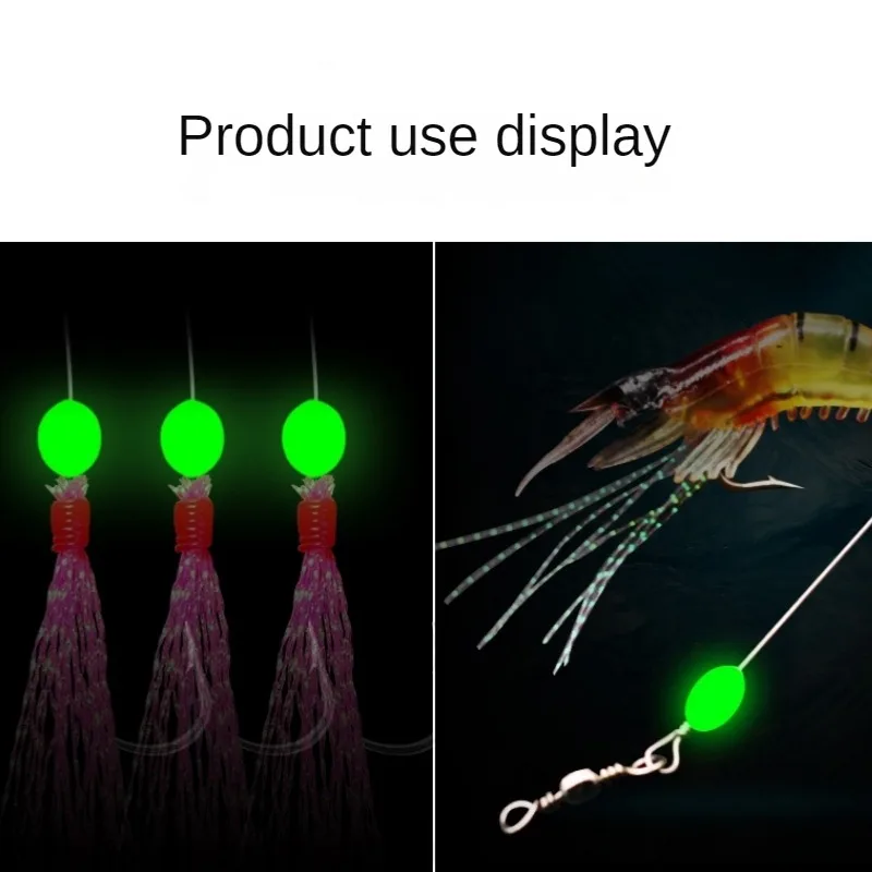 100 pcs/lot ovale nuit lumineu - Fishing Equipment Hook avis et prix