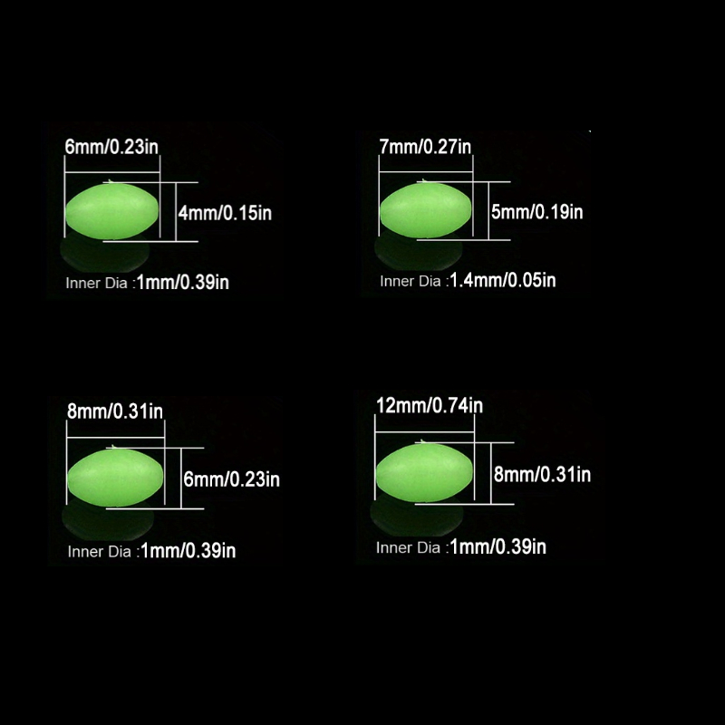 100 pcs/lot ovale nuit lumineu - Fishing Equipment Hook avis et prix