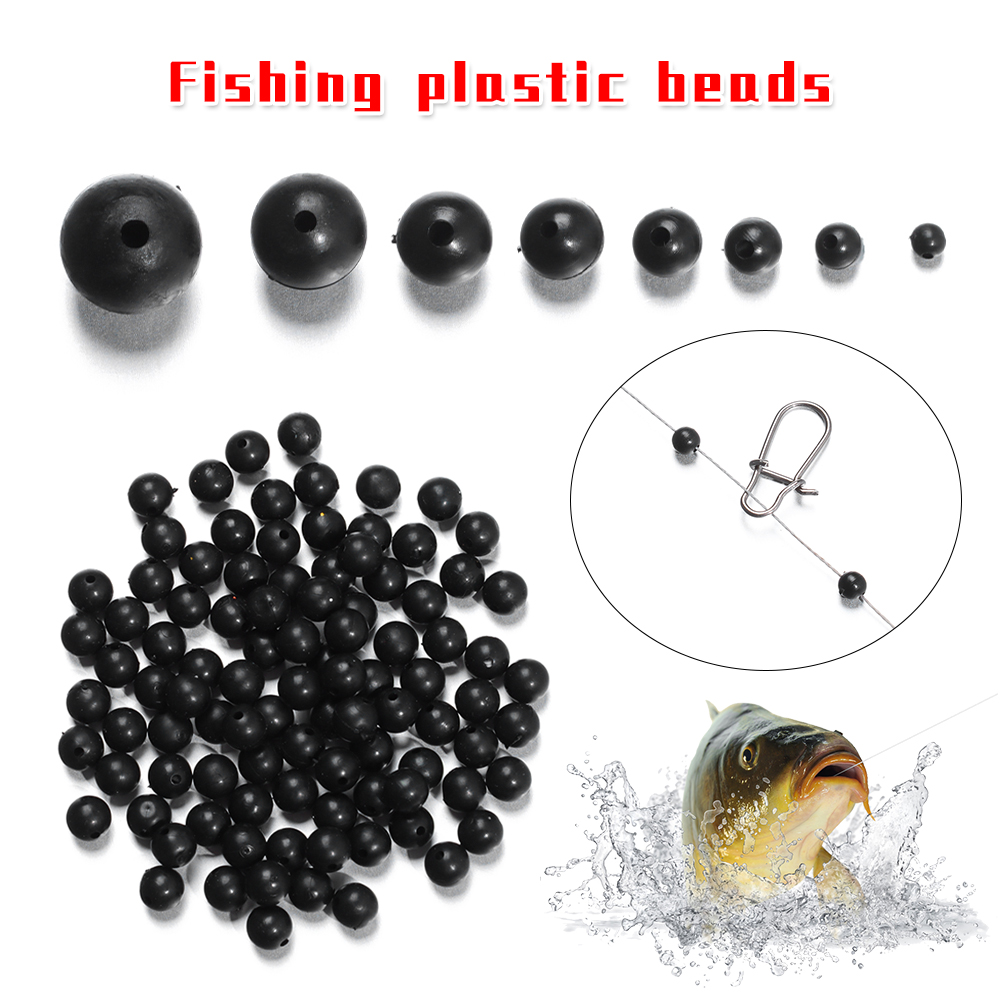 Perles noires rondes souples e - Fishing Equipment Hook avis et prix